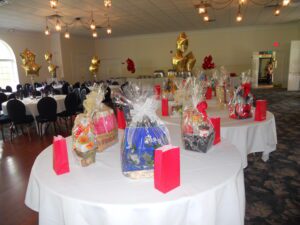 Girl Friend Gala Table Setup