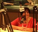 midlife empowerment Coach Annmarie Kelly at the radio station