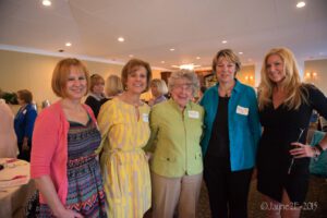 Rainbow of cheer at girlfriend gala