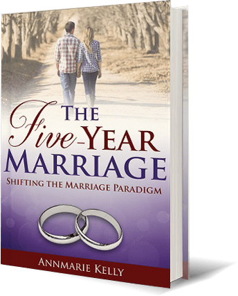 The Five Year Marriage by Annmarie Kelly Book Cover Art