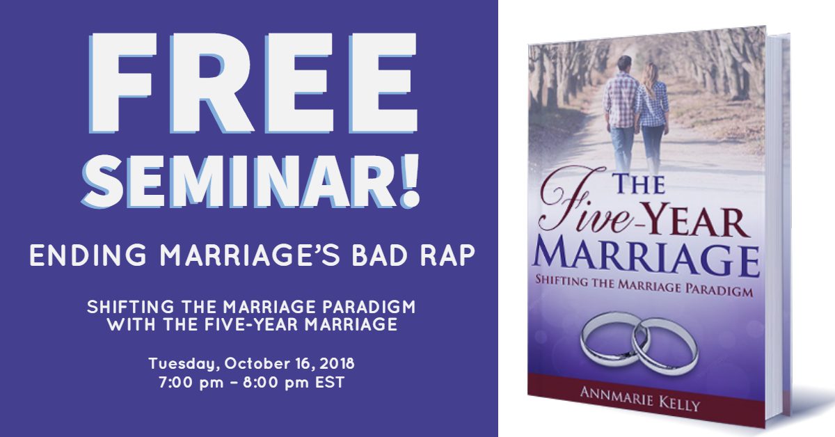 five year marriage free seminar