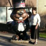 annmarie with punxatawny phil