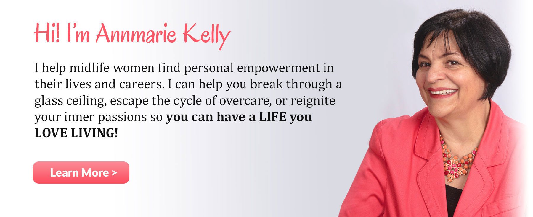 Annmarie Kelly, Author, Speaker, Empowering women