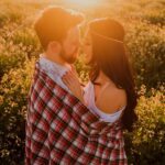 couple cuddling