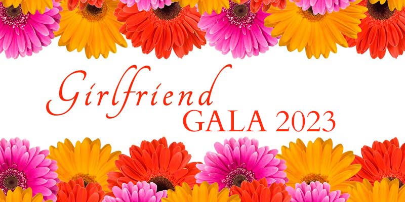 girlfriend gala 2023 header image of flowers