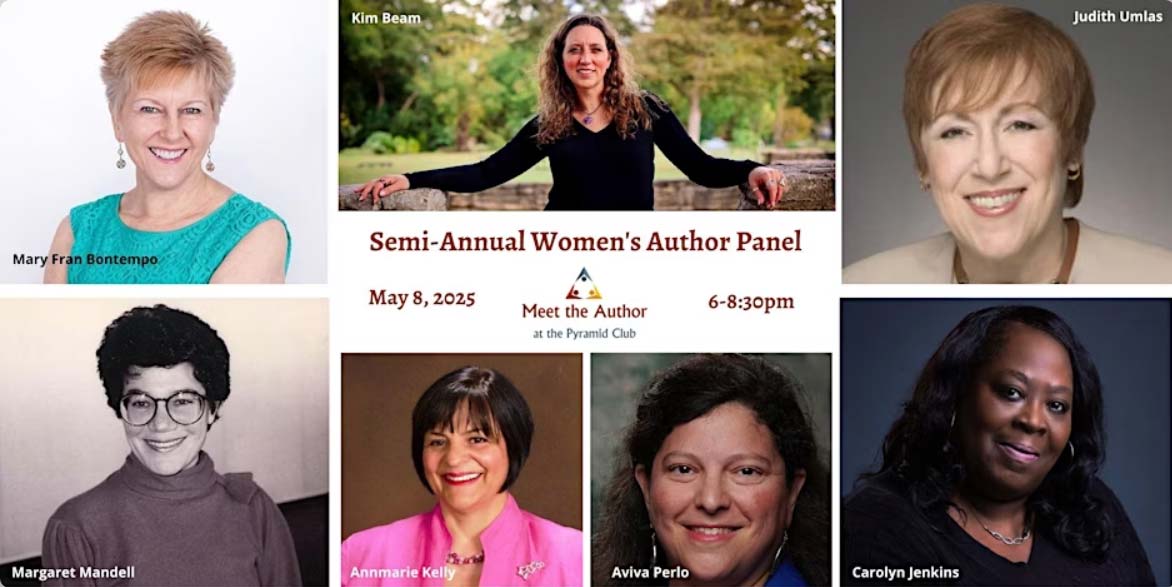 Join Us for the Semi-Annual Women’s Author Panel at the Pyramid Club on May 8!